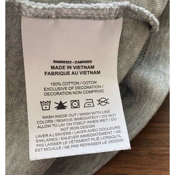 Nike Gray Crop T-shirt Spell Out Logo Large Activewear Oversized Boxy Streetwear - Picture 6 of 10